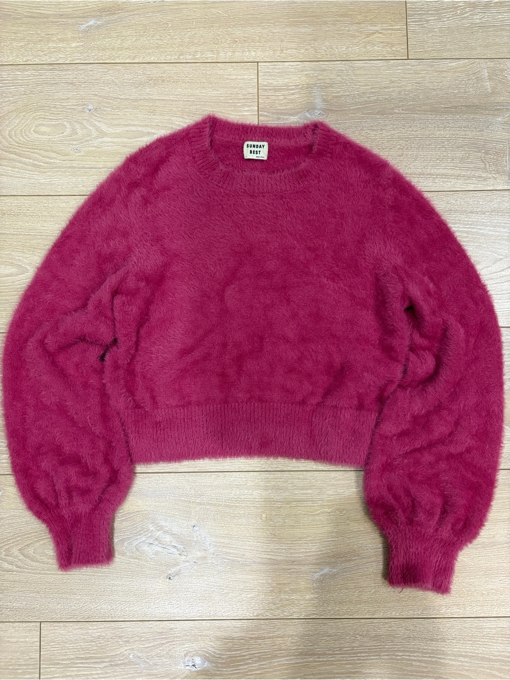 Sunday Best Ramona Kitten Sweater Size Large